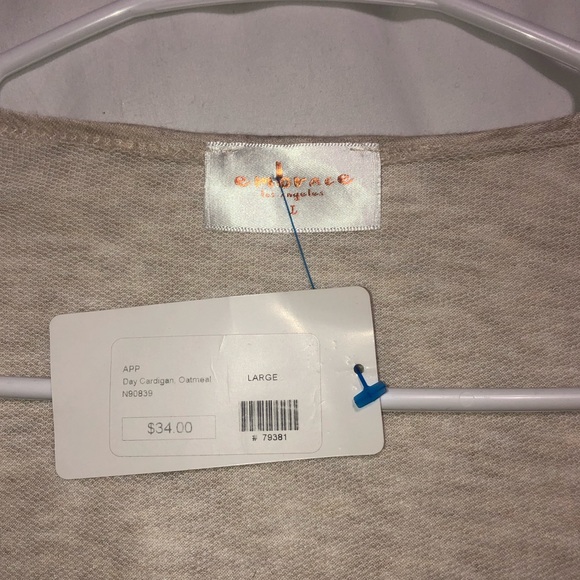 Cream cardigan long  women’s large - Picture 4 of 4